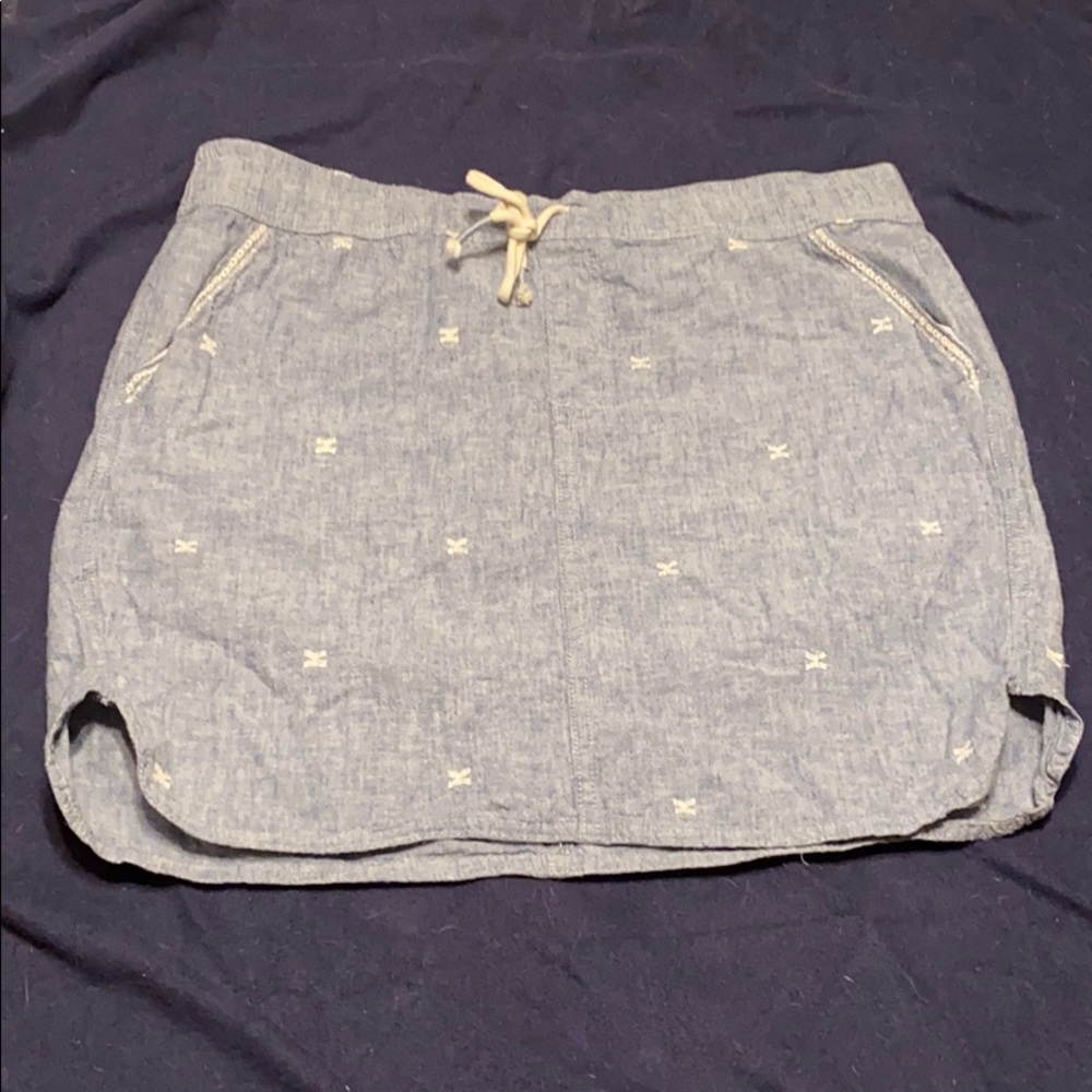 Linen Skirt w/ Pockets